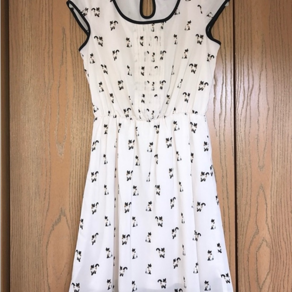 🐱Adorable Cat Print Dress🐱
